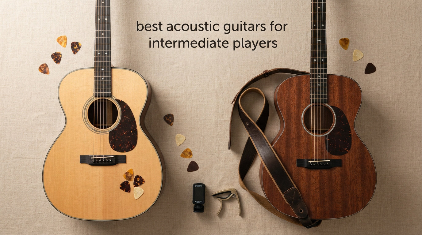 best acoustic guitars for intermediate players