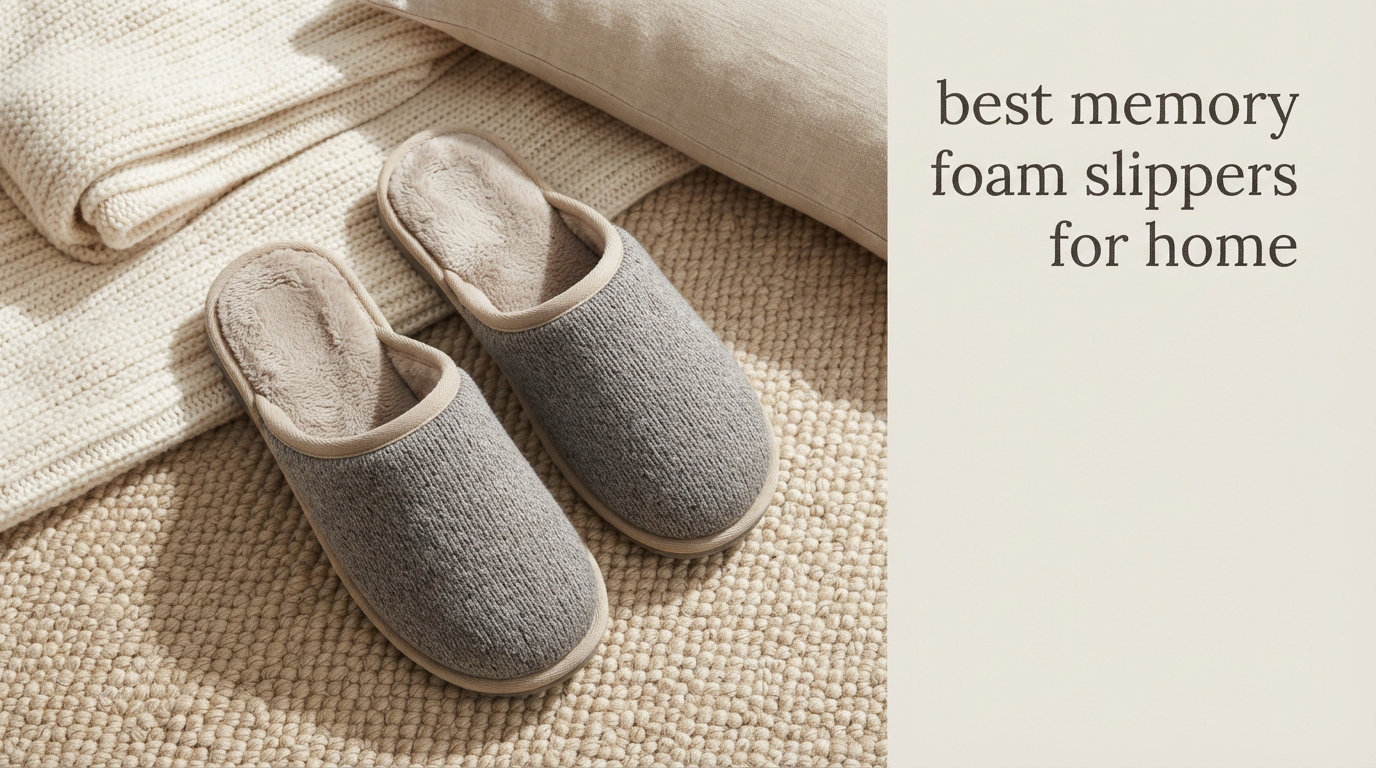 best memory foam slippers for home