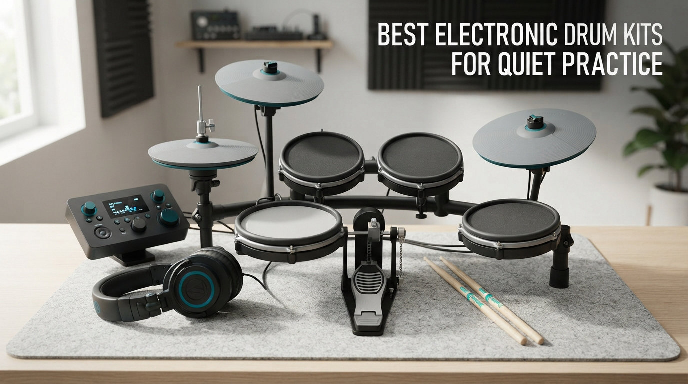 best electronic drum kits for quiet practice