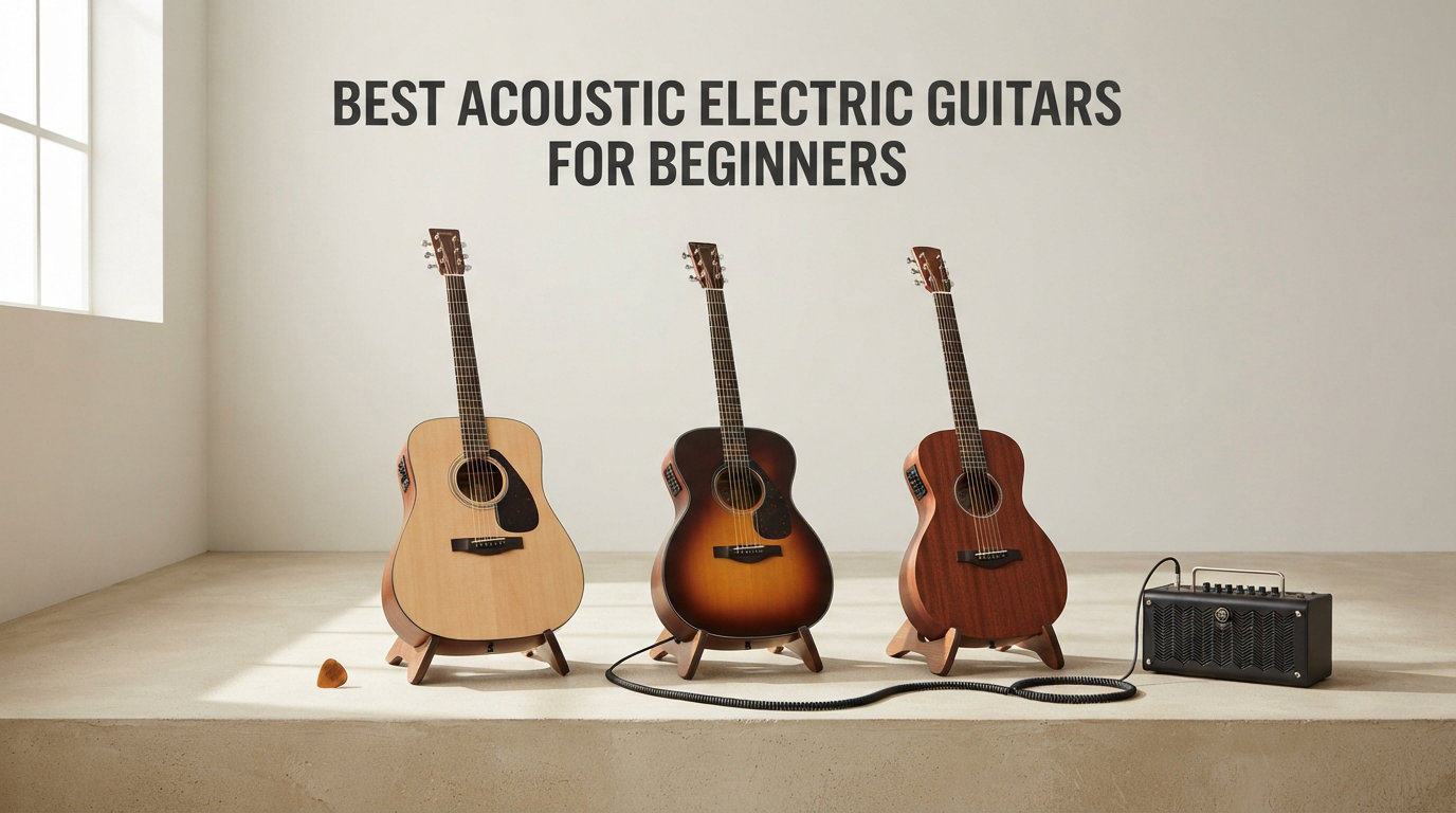 best acoustic electric guitars for beginners