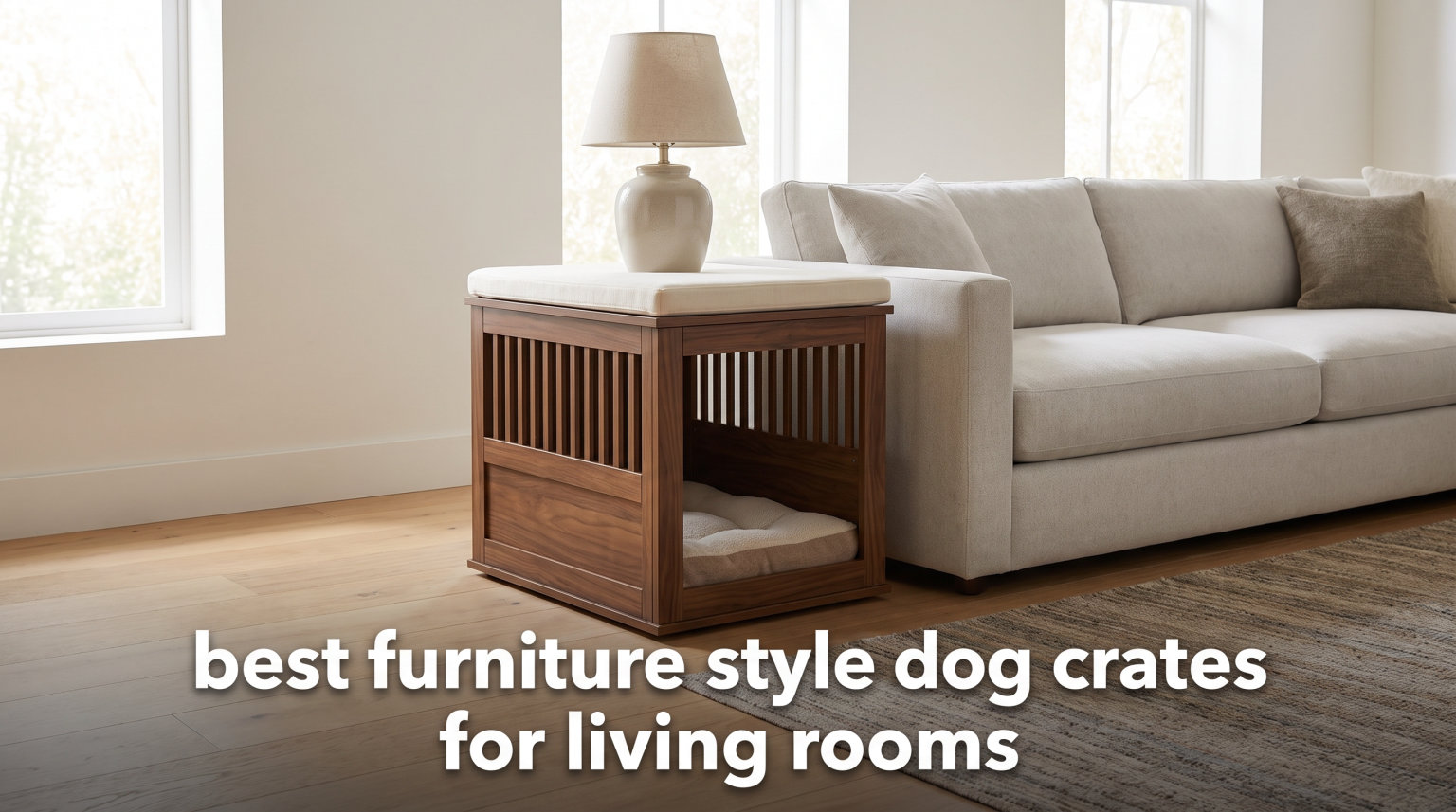 best furniture style dog crates for living rooms