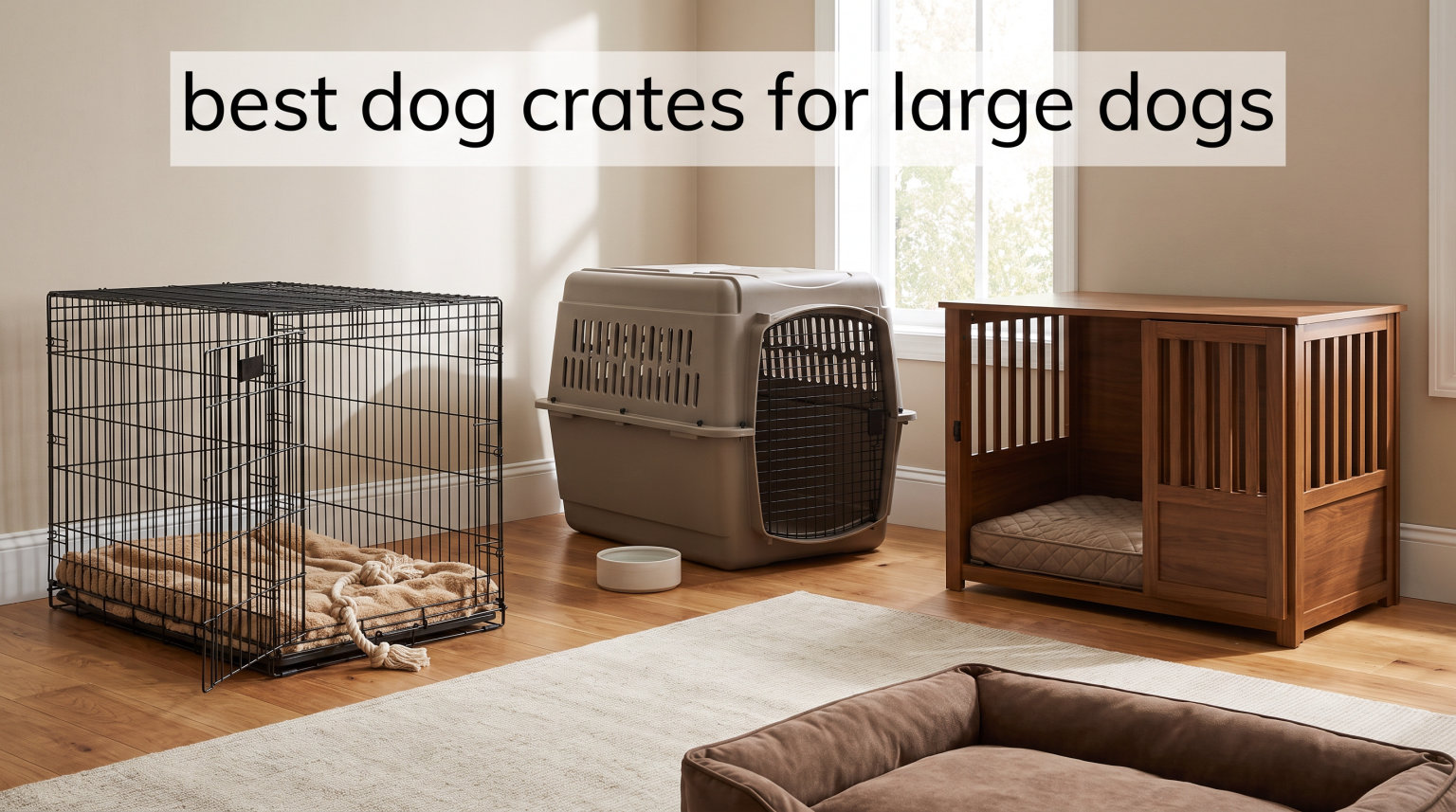 best dog crates for large dogs