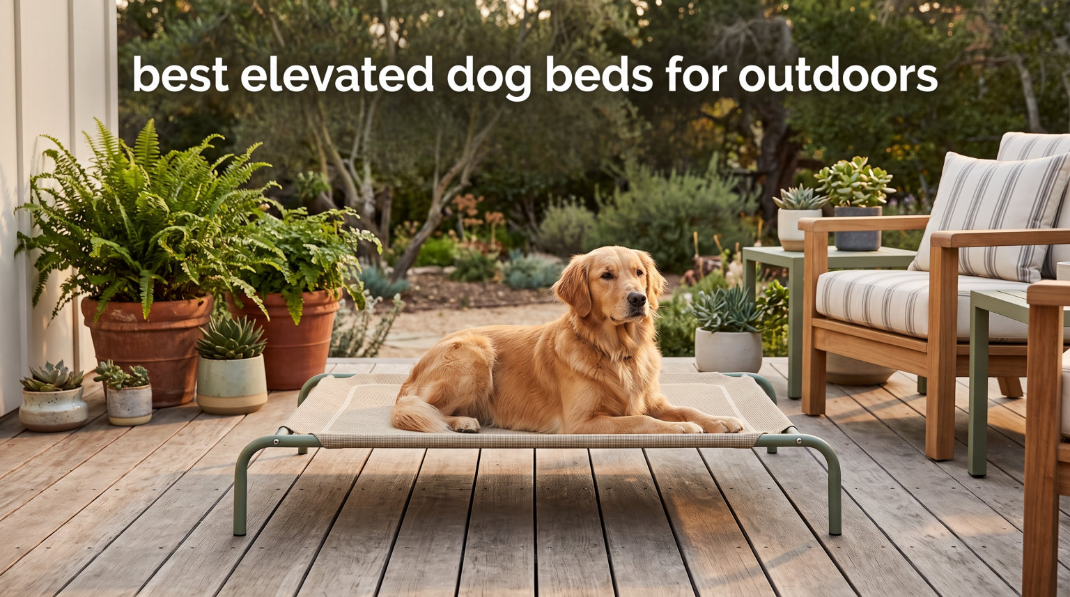 best elevated dog beds for outdoors