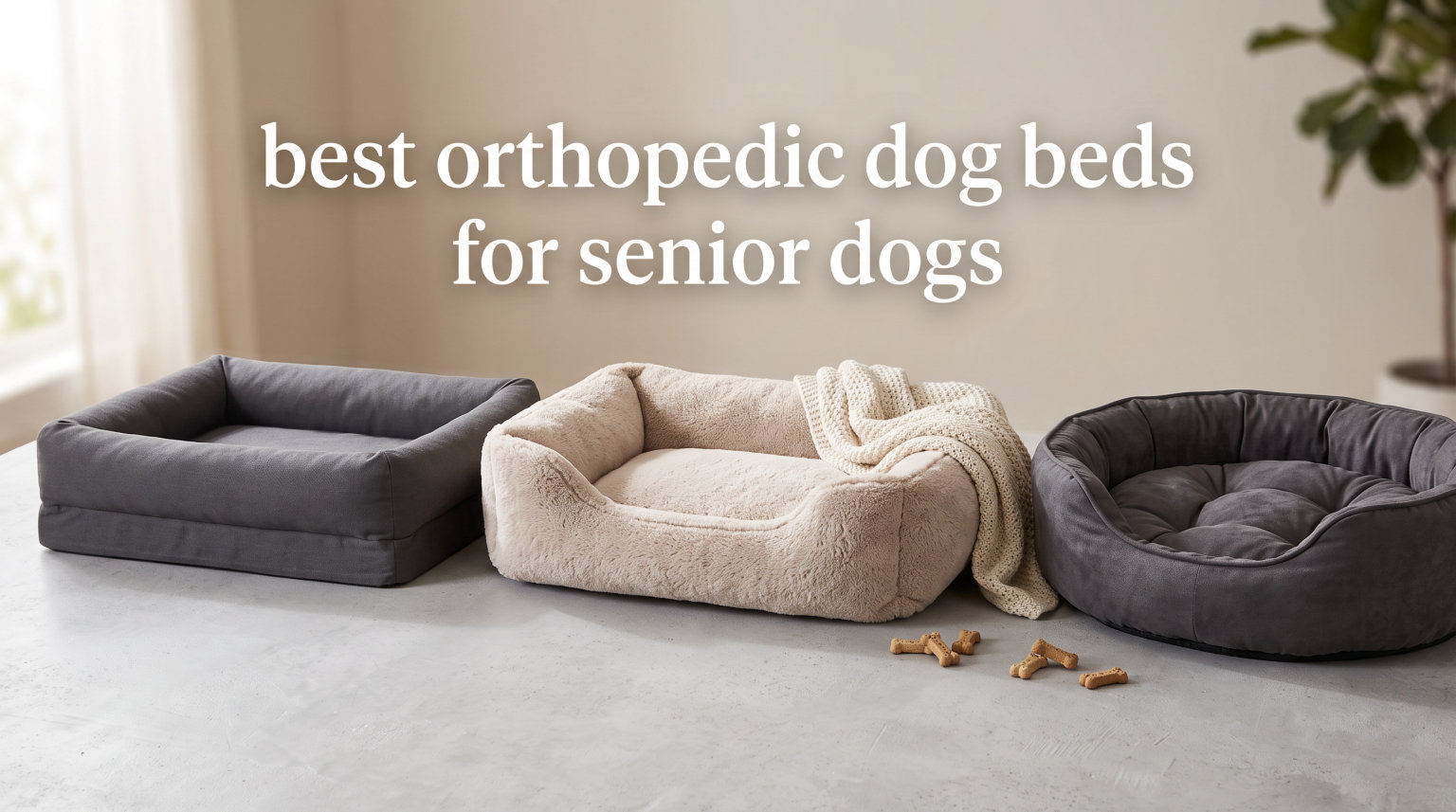 best orthopedic dog beds for senior dogs