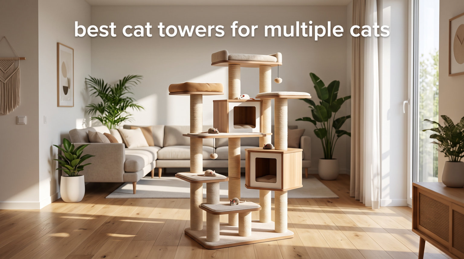 best cat towers for multiple cats