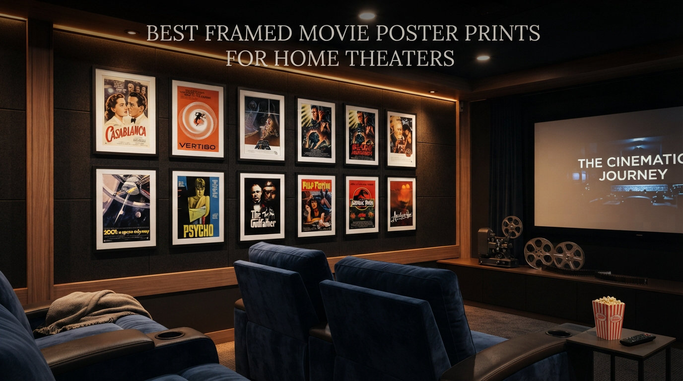 best framed movie poster prints for home theaters