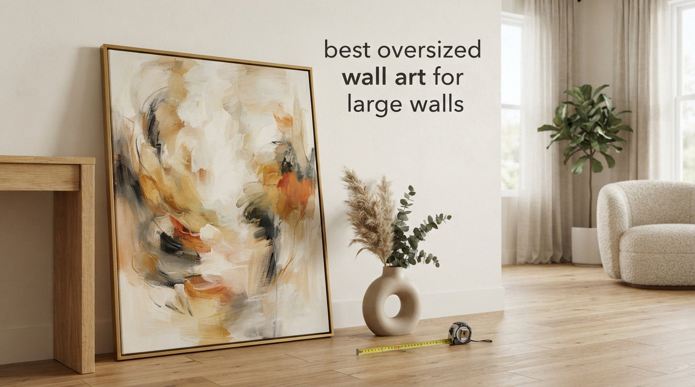 best oversized wall art for large walls
