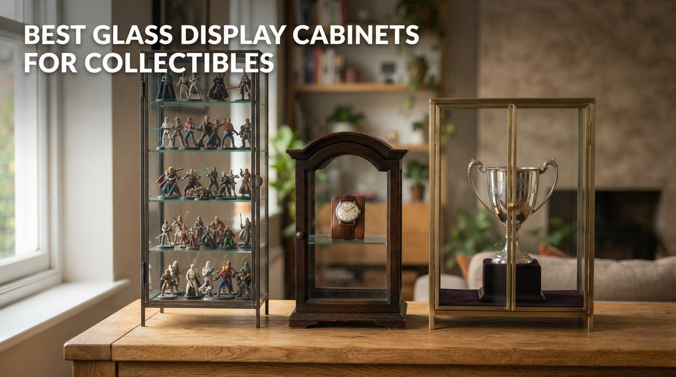 best glass display cabinets for collectibles