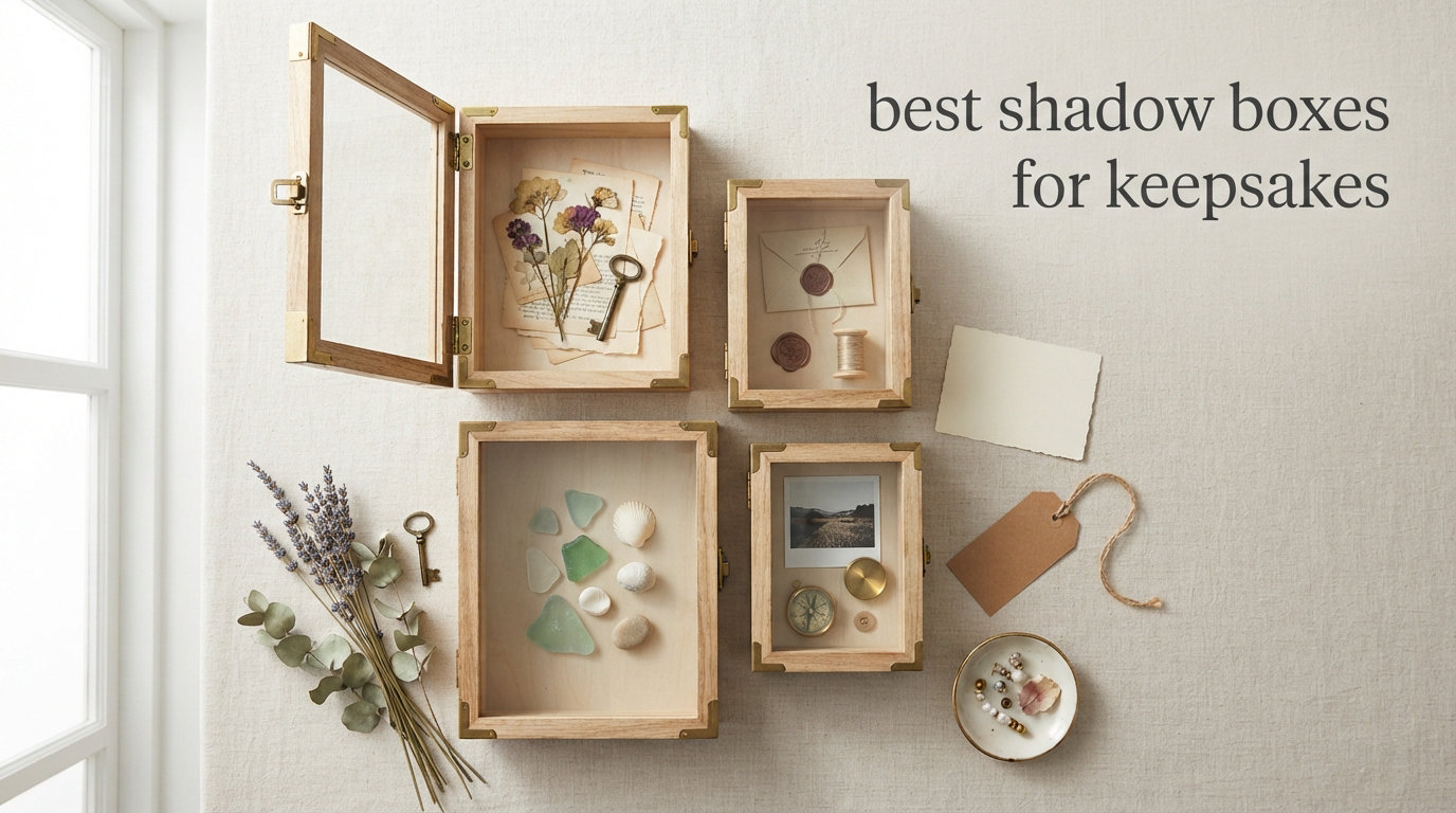 best shadow boxes for keepsakes