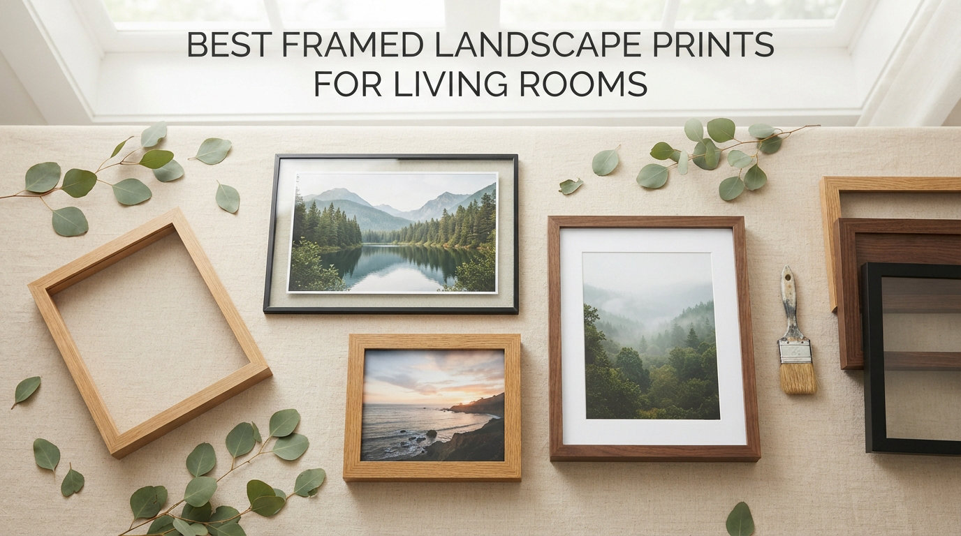 best framed landscape prints for living rooms