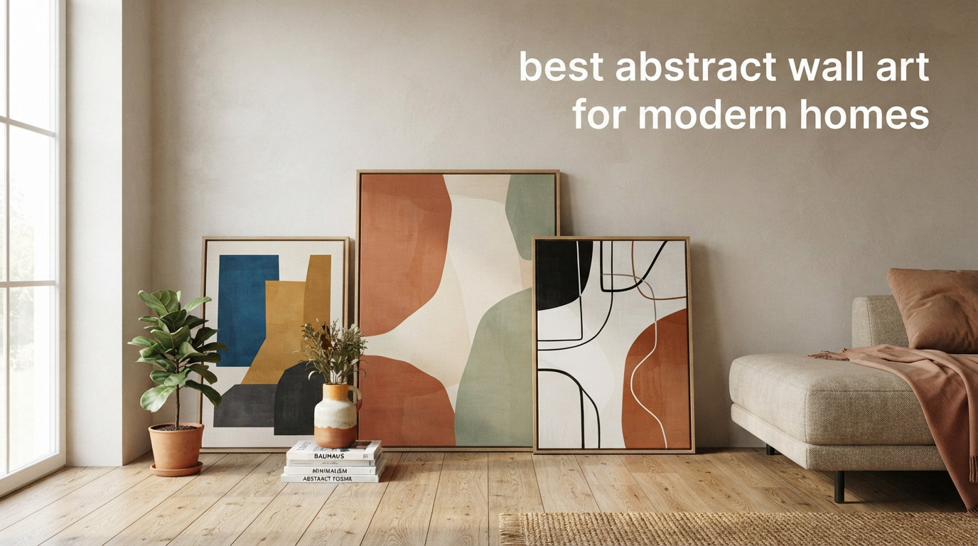 best abstract wall art for modern homes