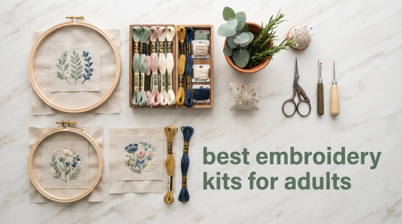 best embroidery kits for adults