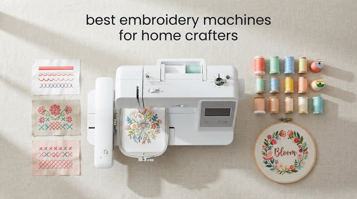 best embroidery machines for home crafters