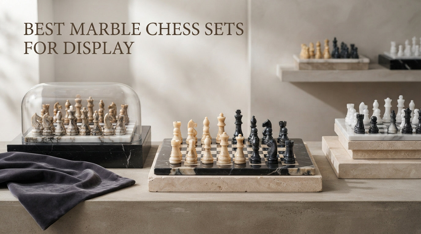 best marble chess sets for display