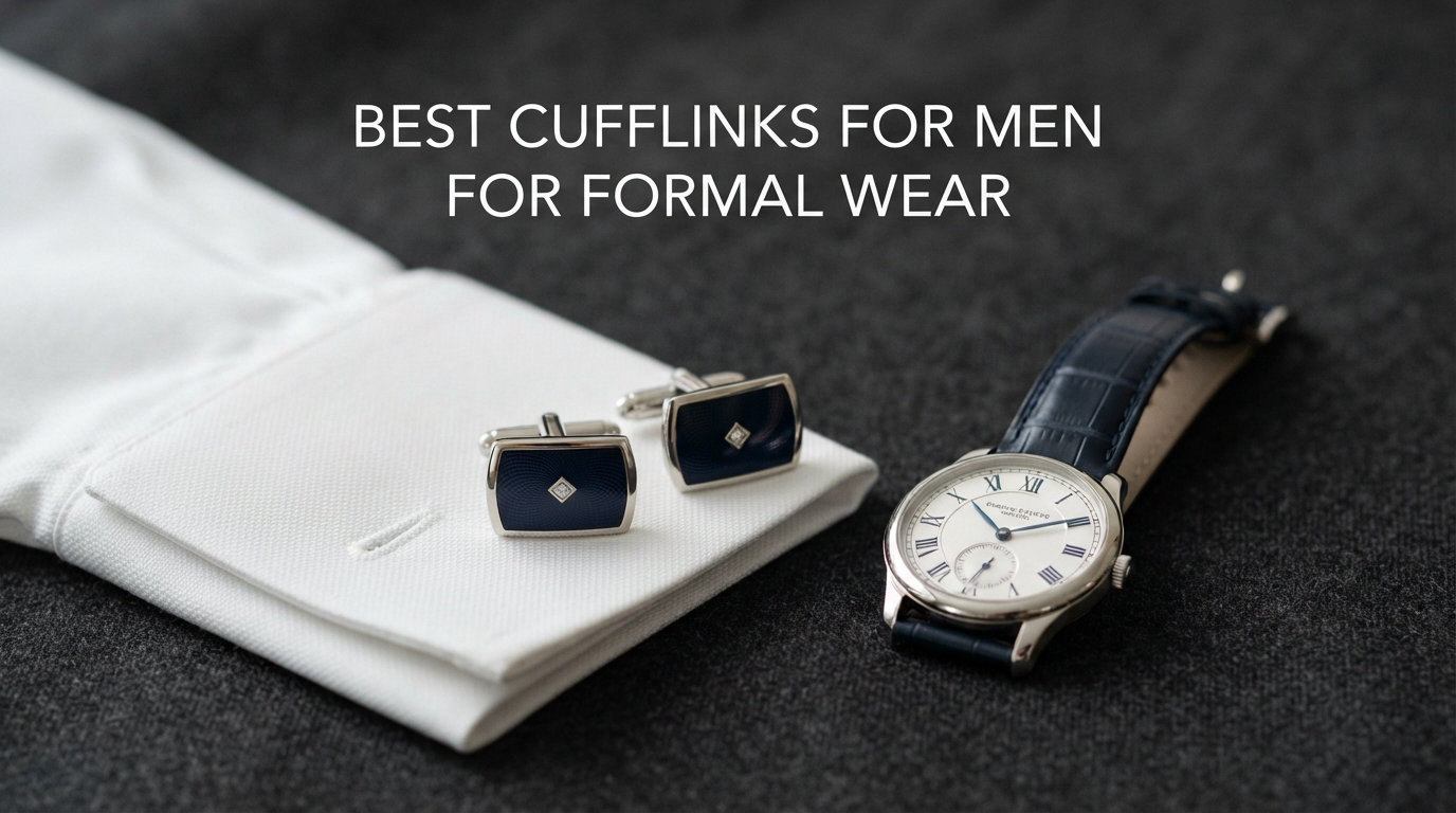 best cufflinks for men for formal wear