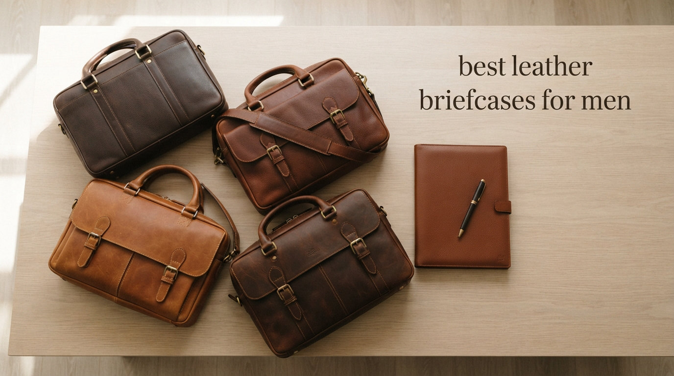 best leather briefcases for men