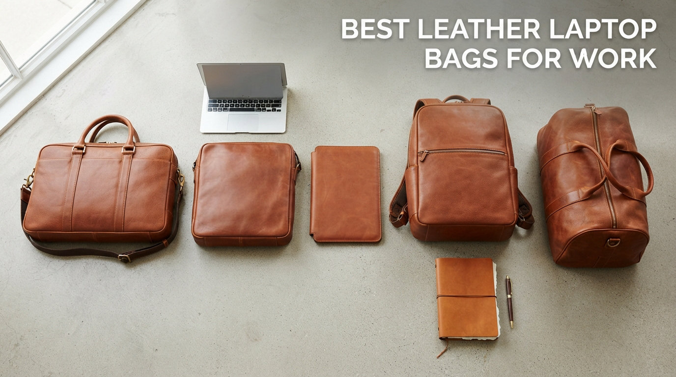best leather laptop bags for work