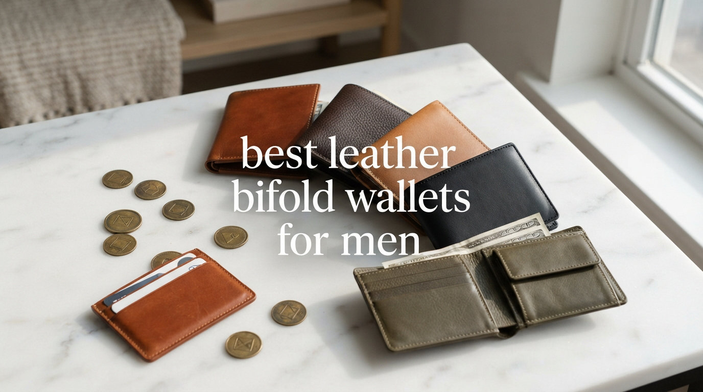 best leather bifold wallets for men