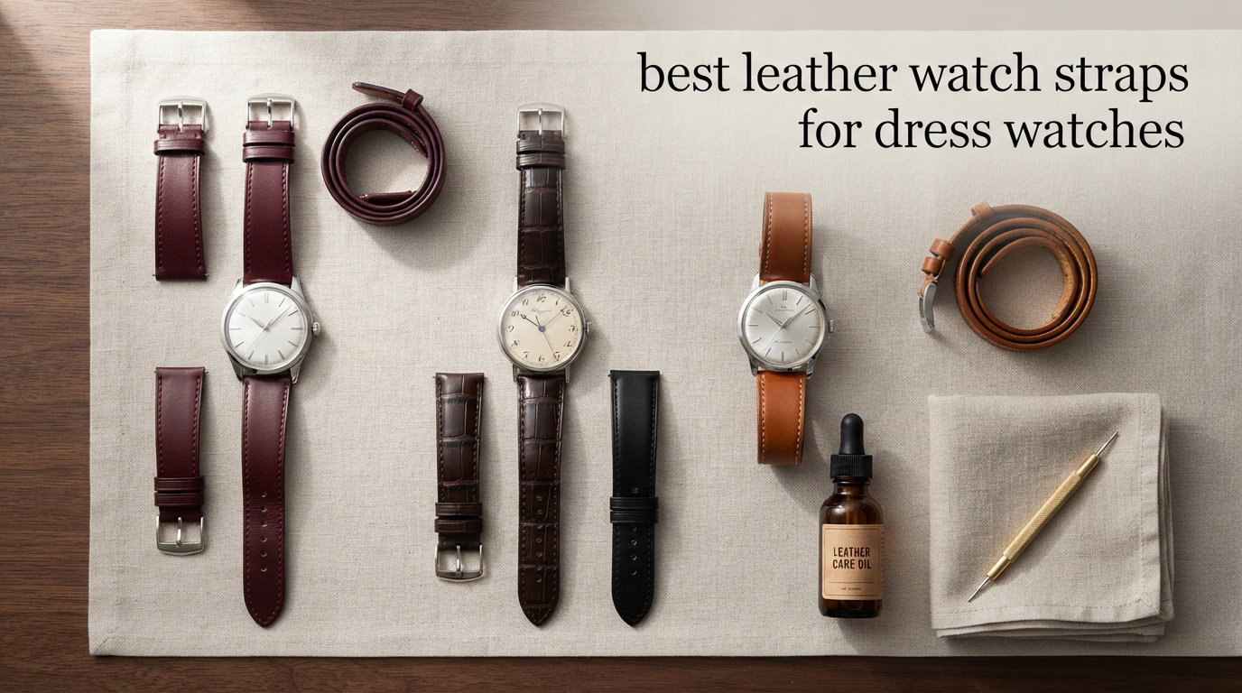best leather watch straps for dress watches