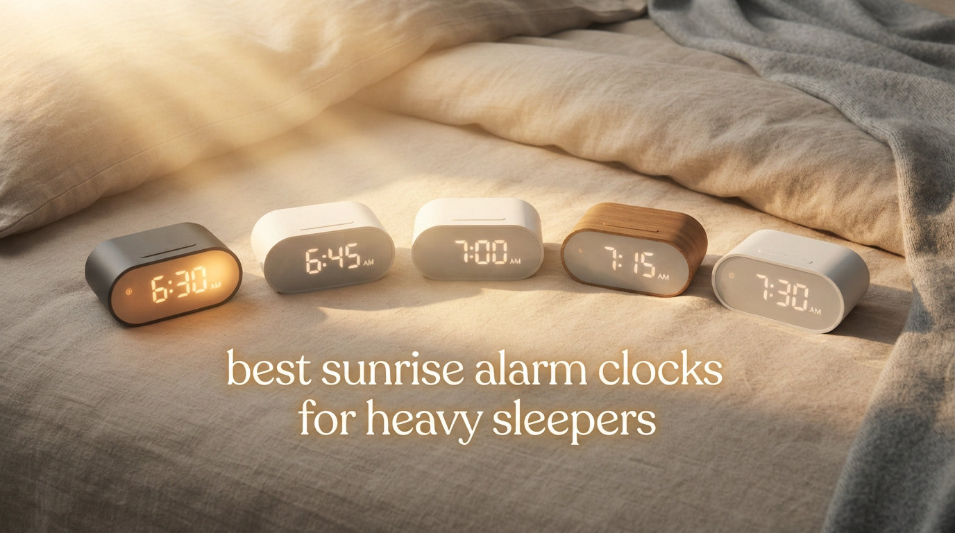 best sunrise alarm clocks for heavy sleepers