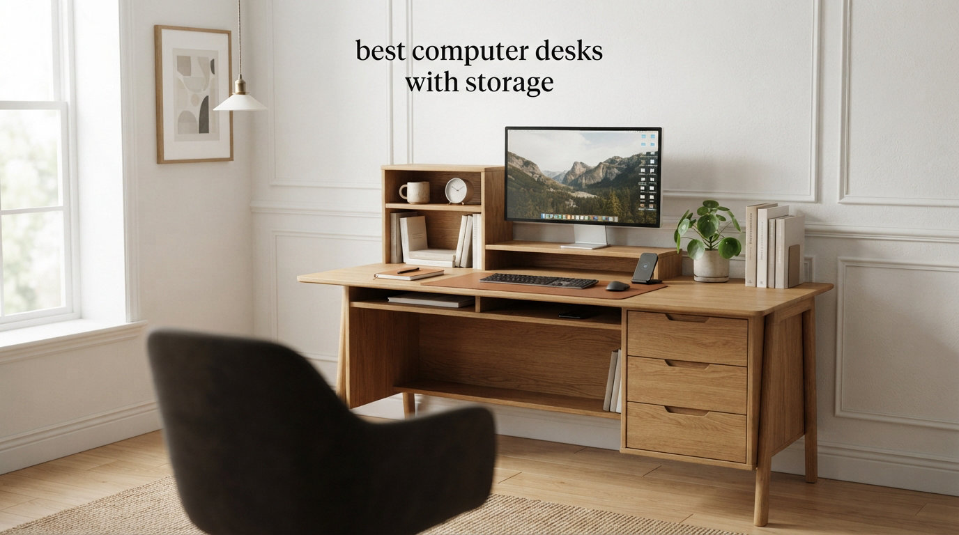 best computer desks with storage