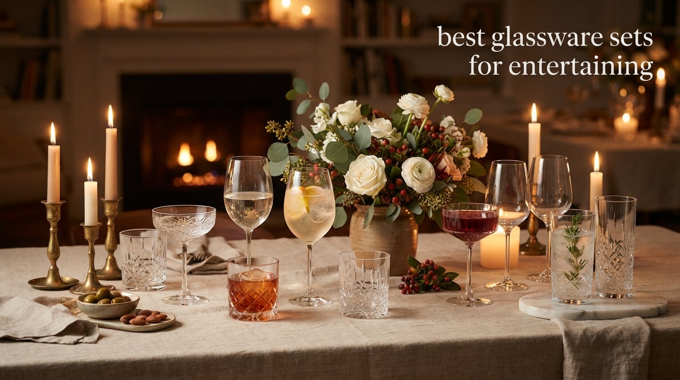 best glassware sets for entertaining