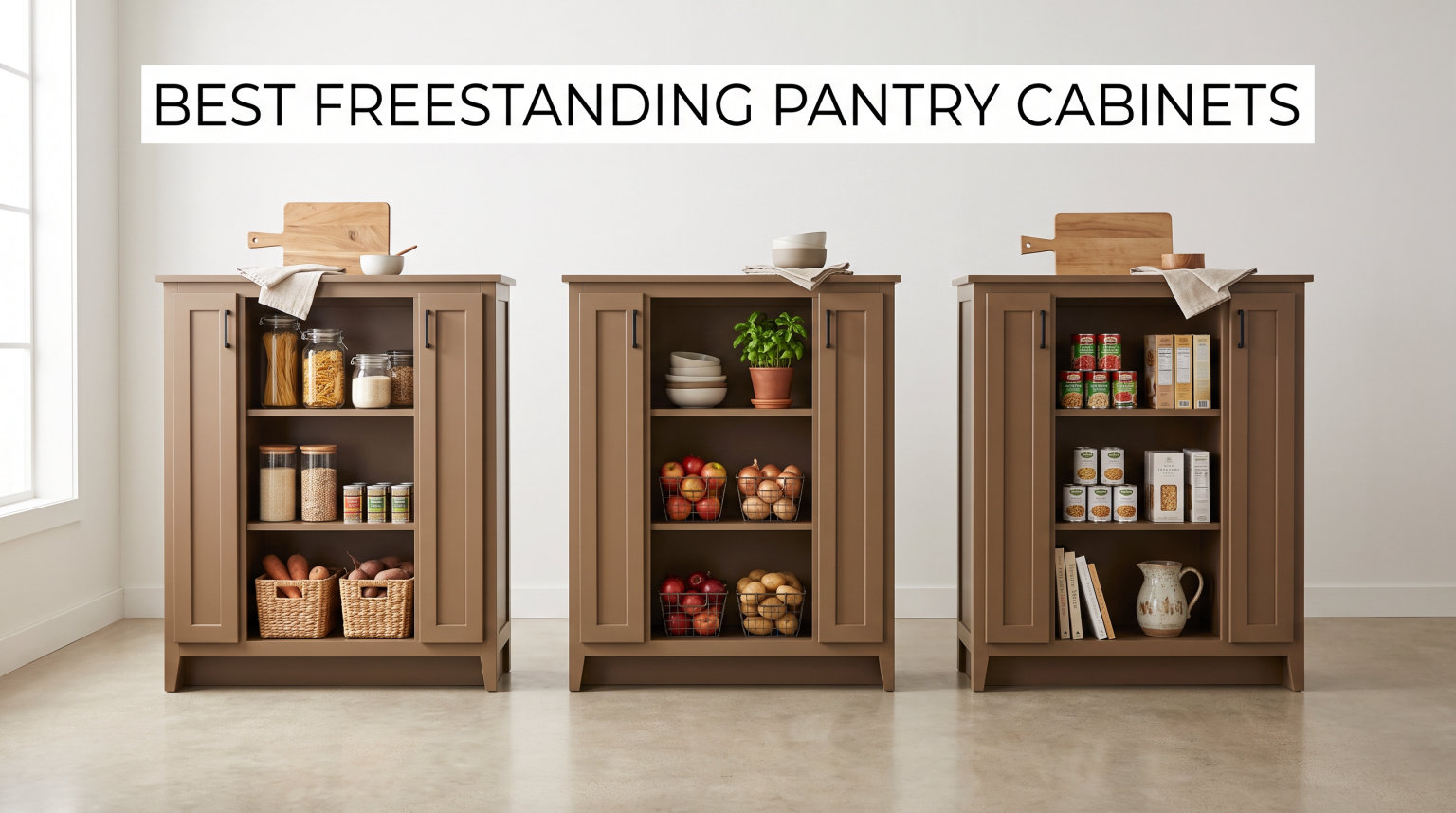 best freestanding pantry cabinets