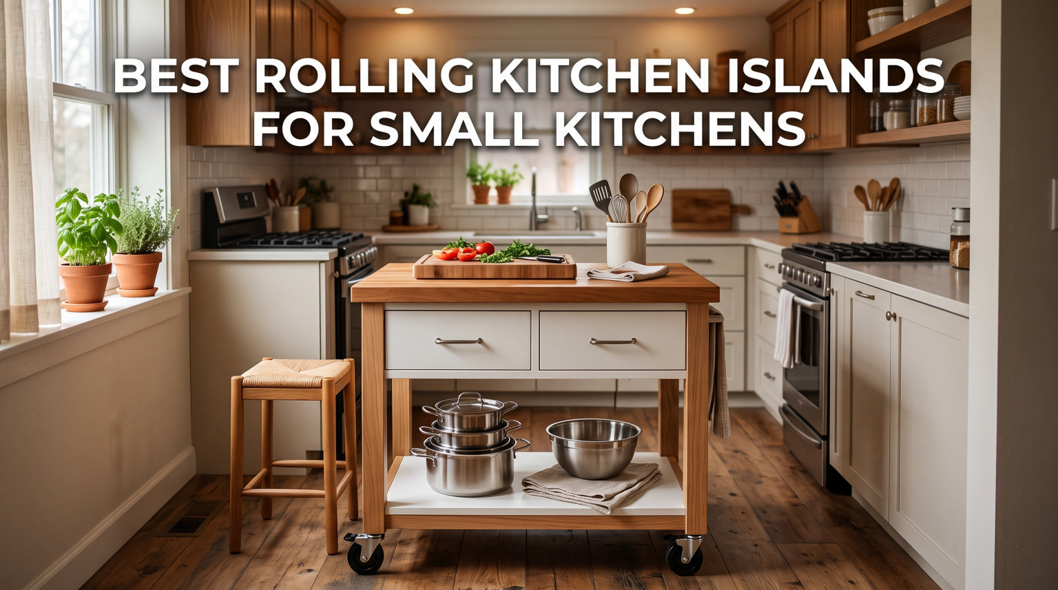 best rolling kitchen islands for small kitchens