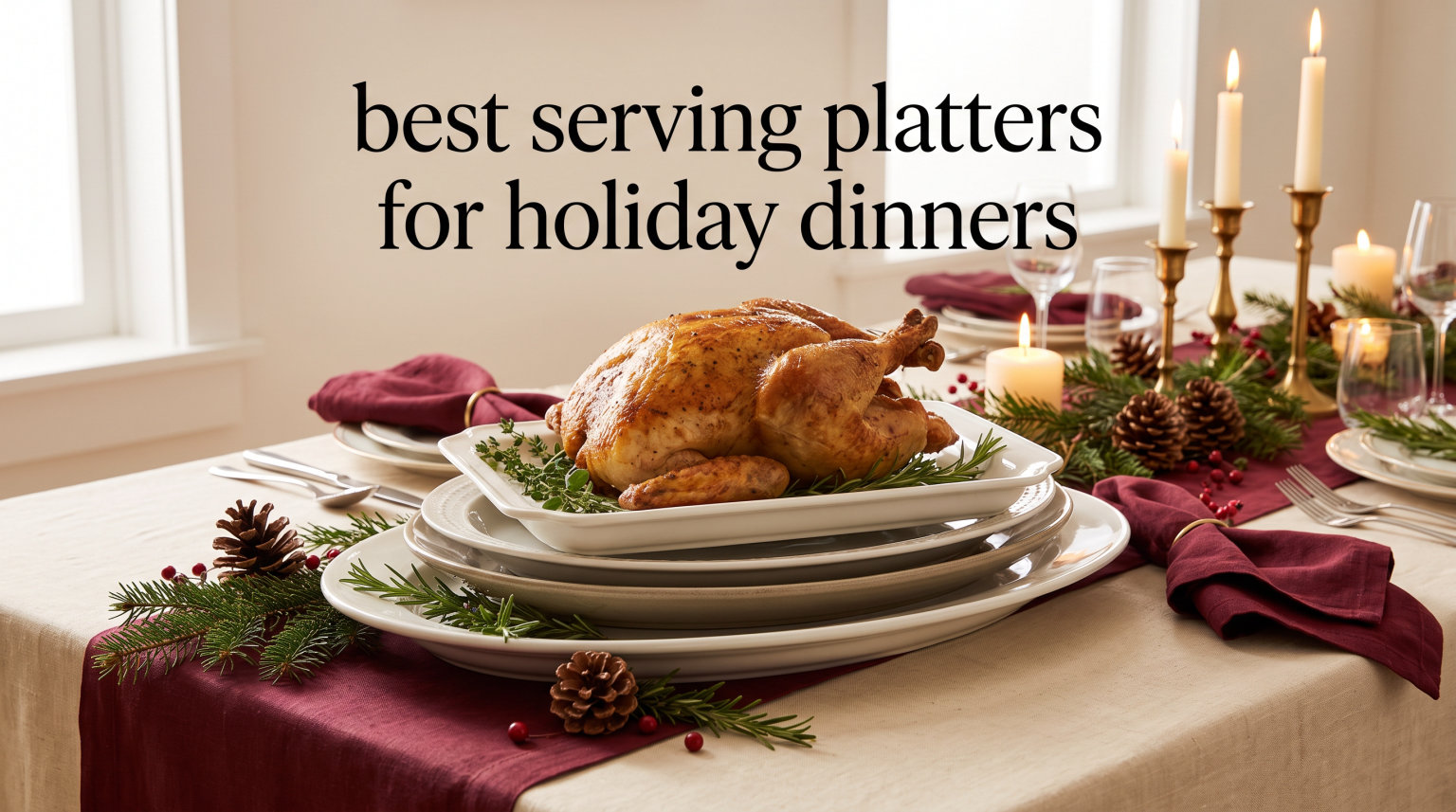 best serving platters for holiday dinners