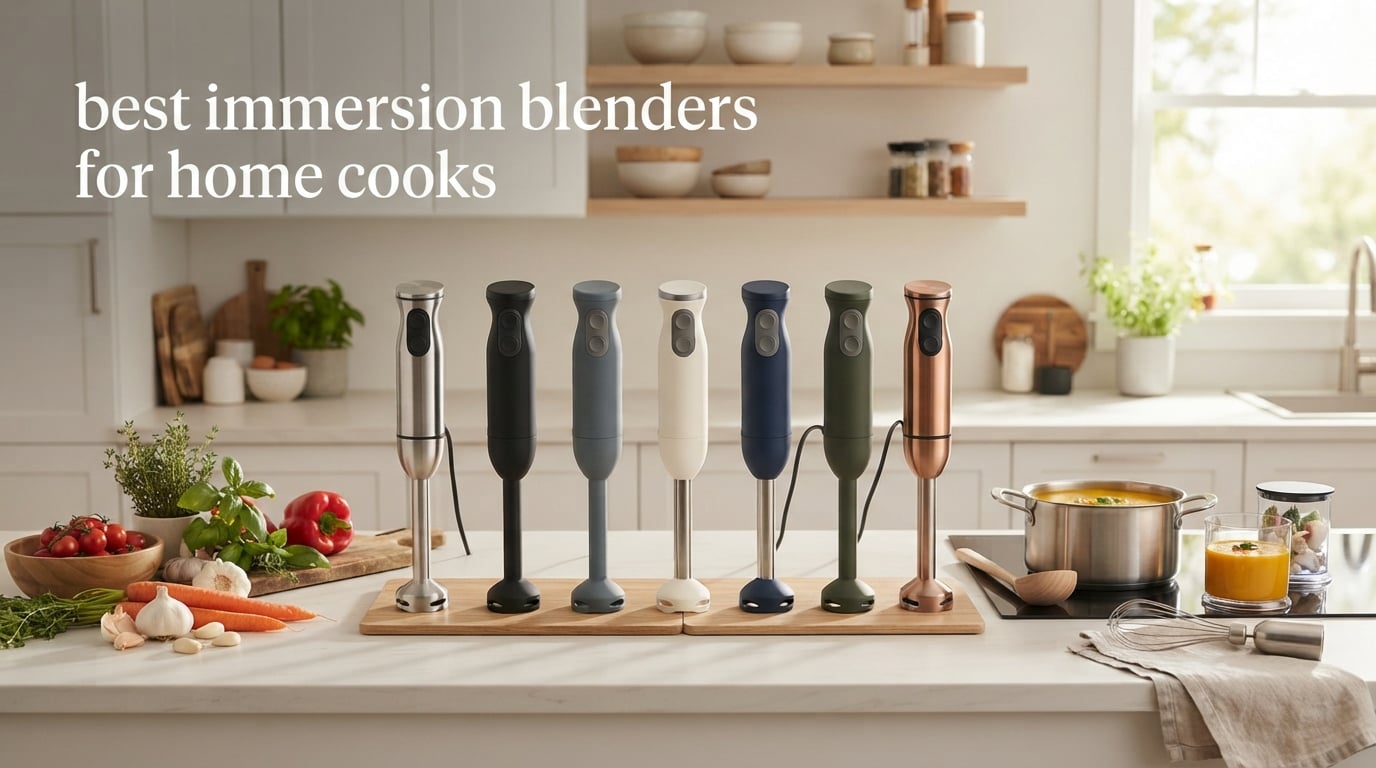 best immersion blenders for home cooks