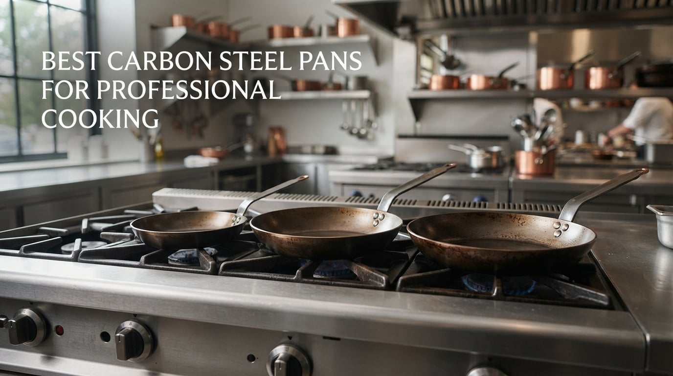 best carbon steel pans for professional cooking