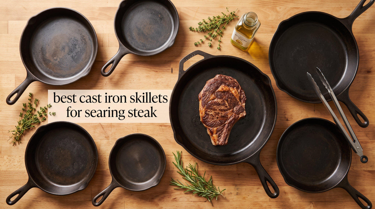 best cast iron skillets for searing steak