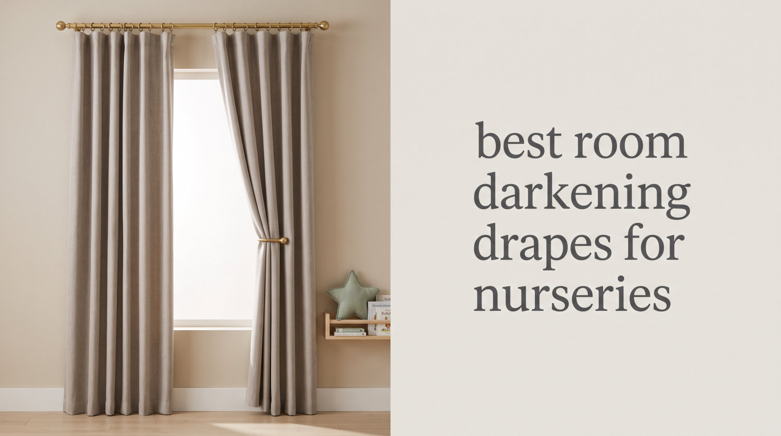 best room darkening drapes for nurseries