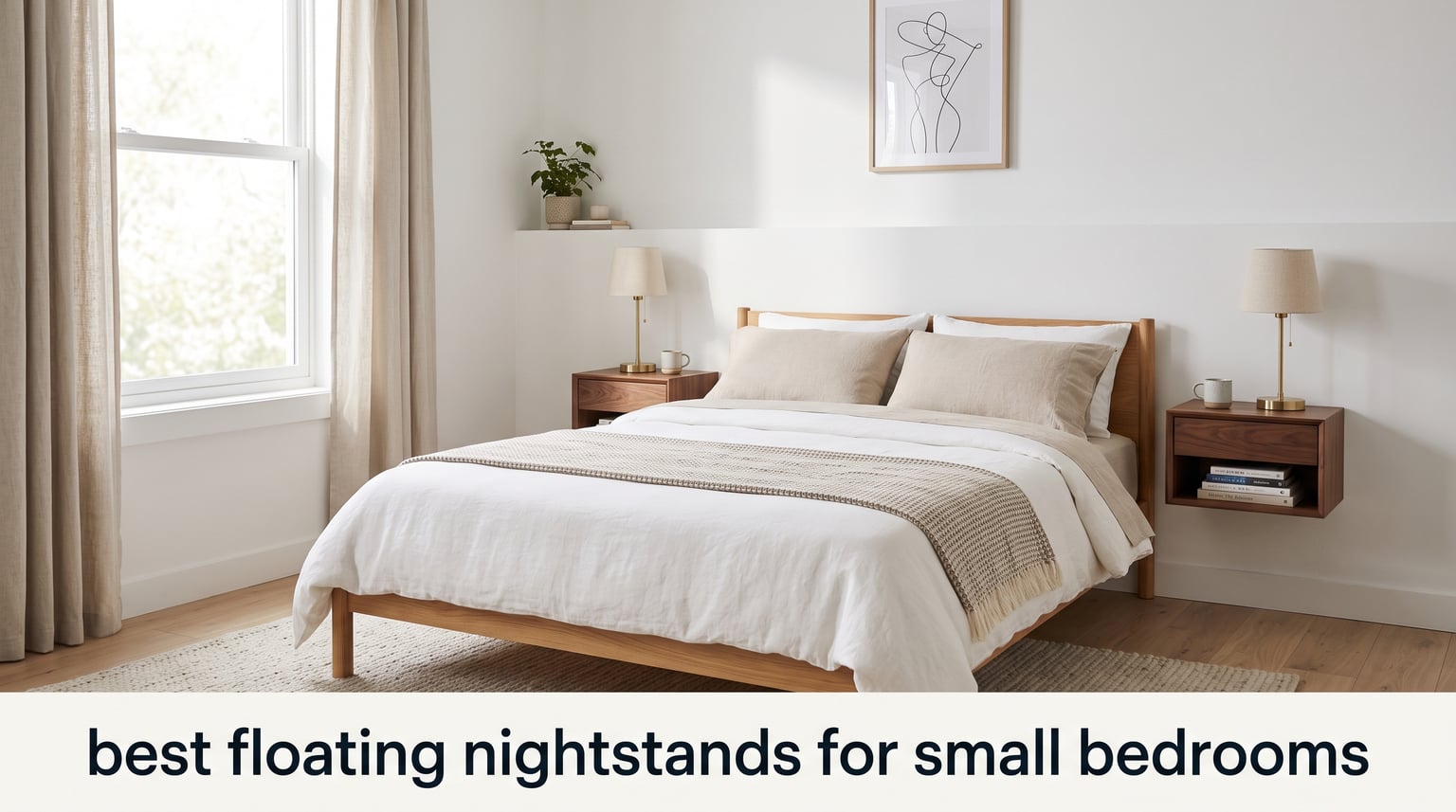 best floating nightstands for small bedrooms