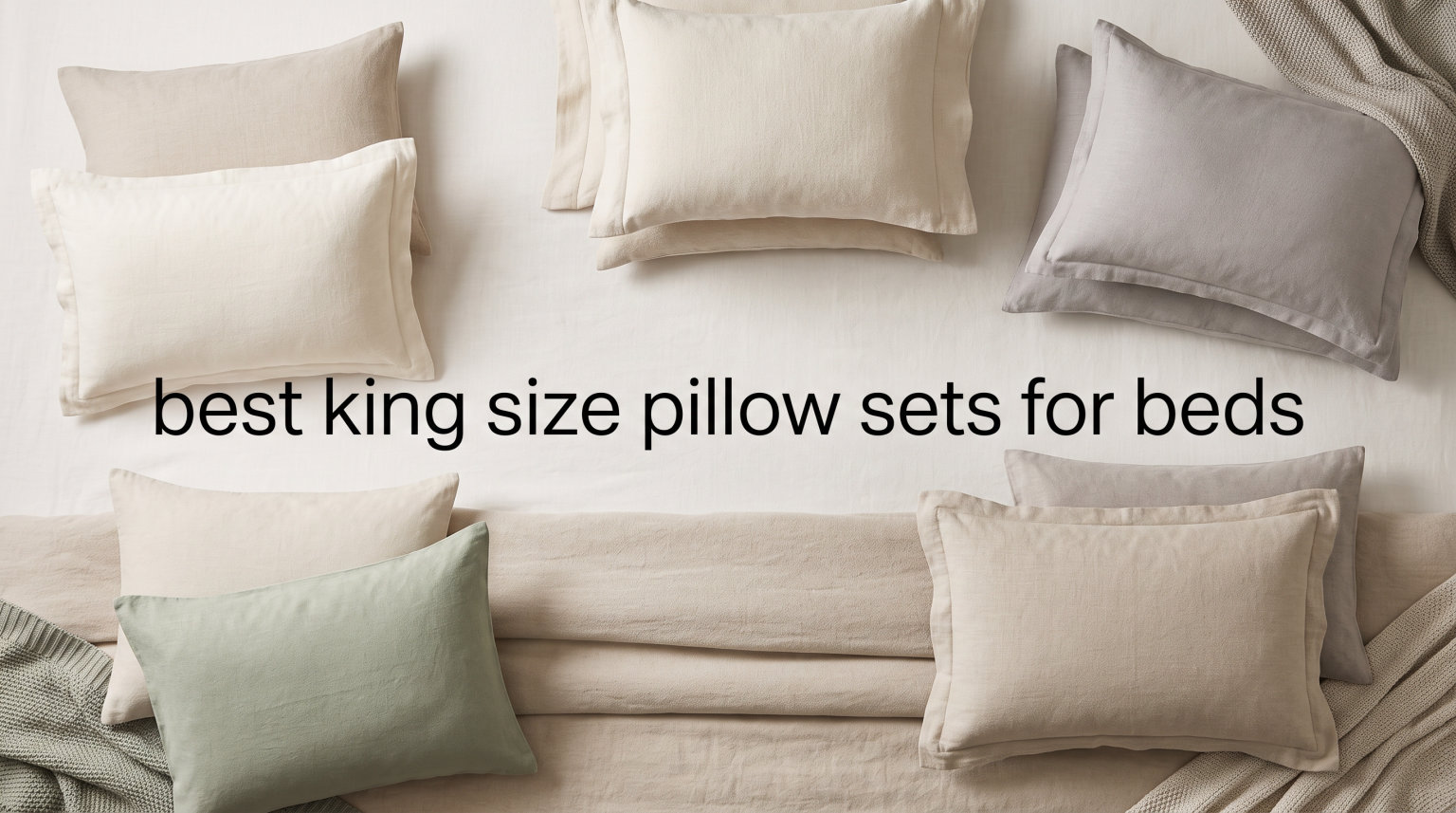 best king size pillow sets for beds