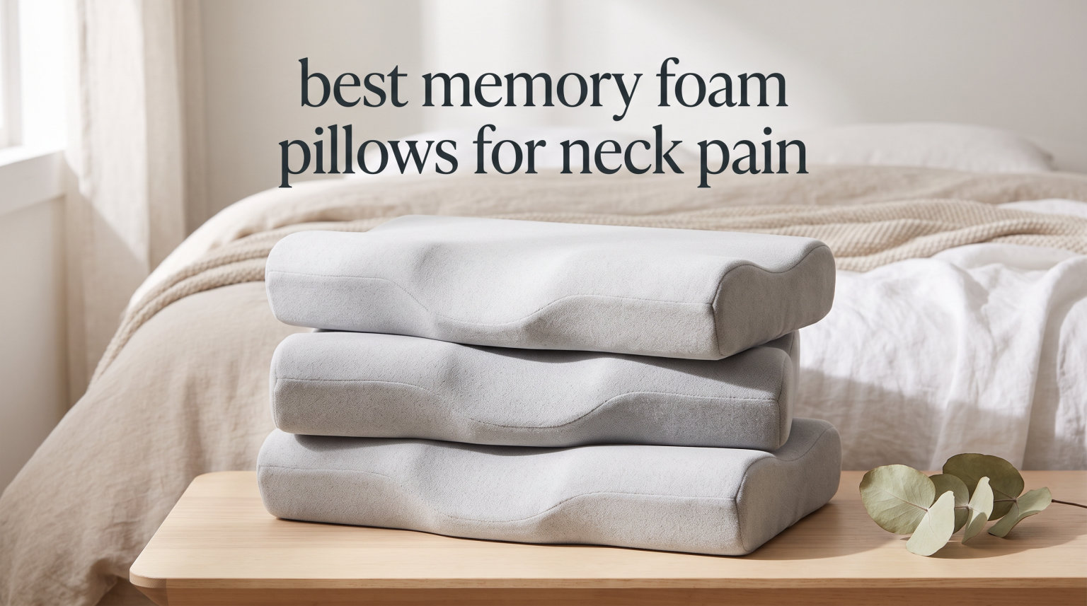 best memory foam pillows for neck pain