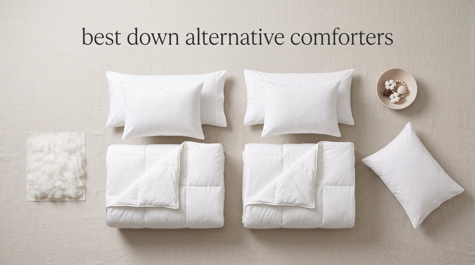 best down alternative comforters