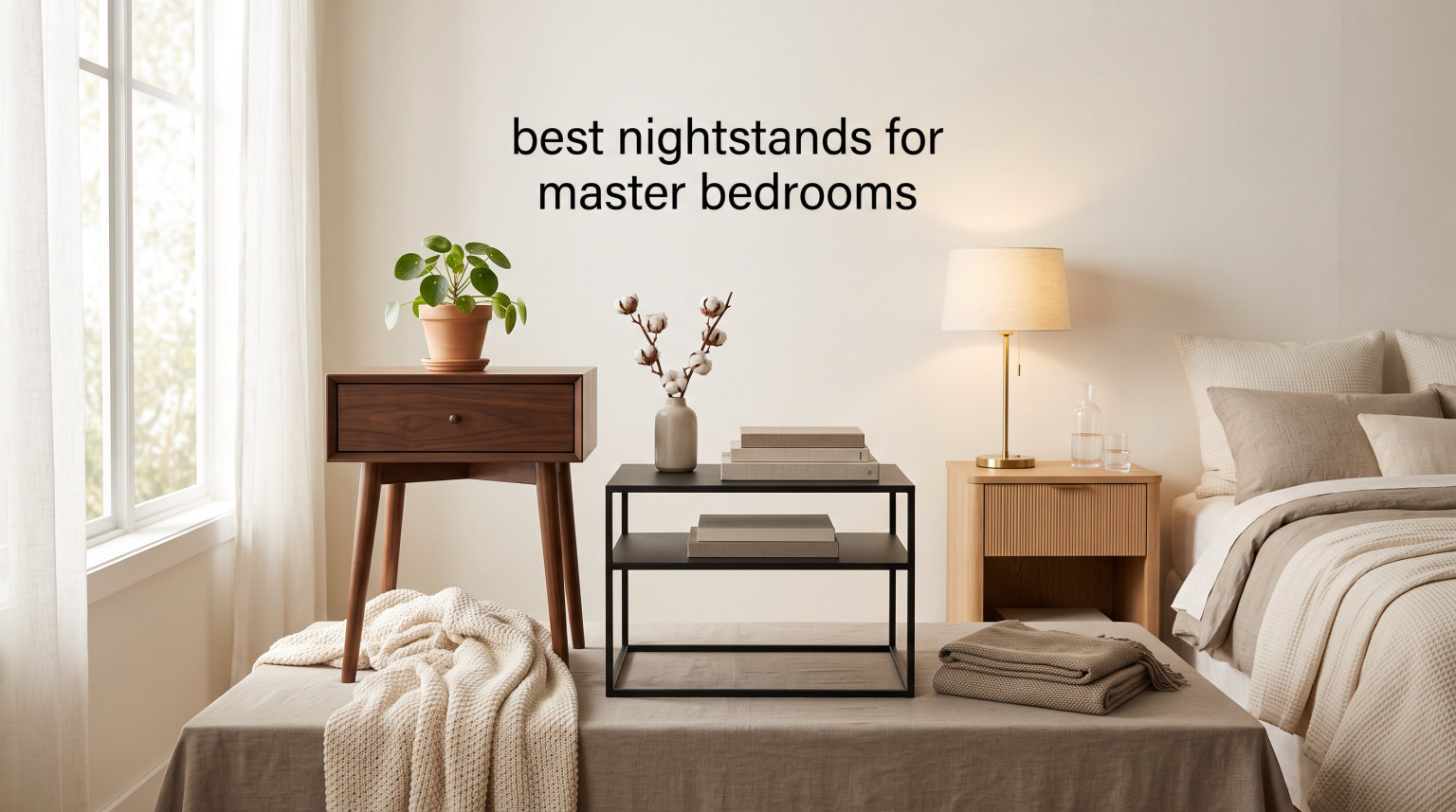 best nightstands for master bedrooms