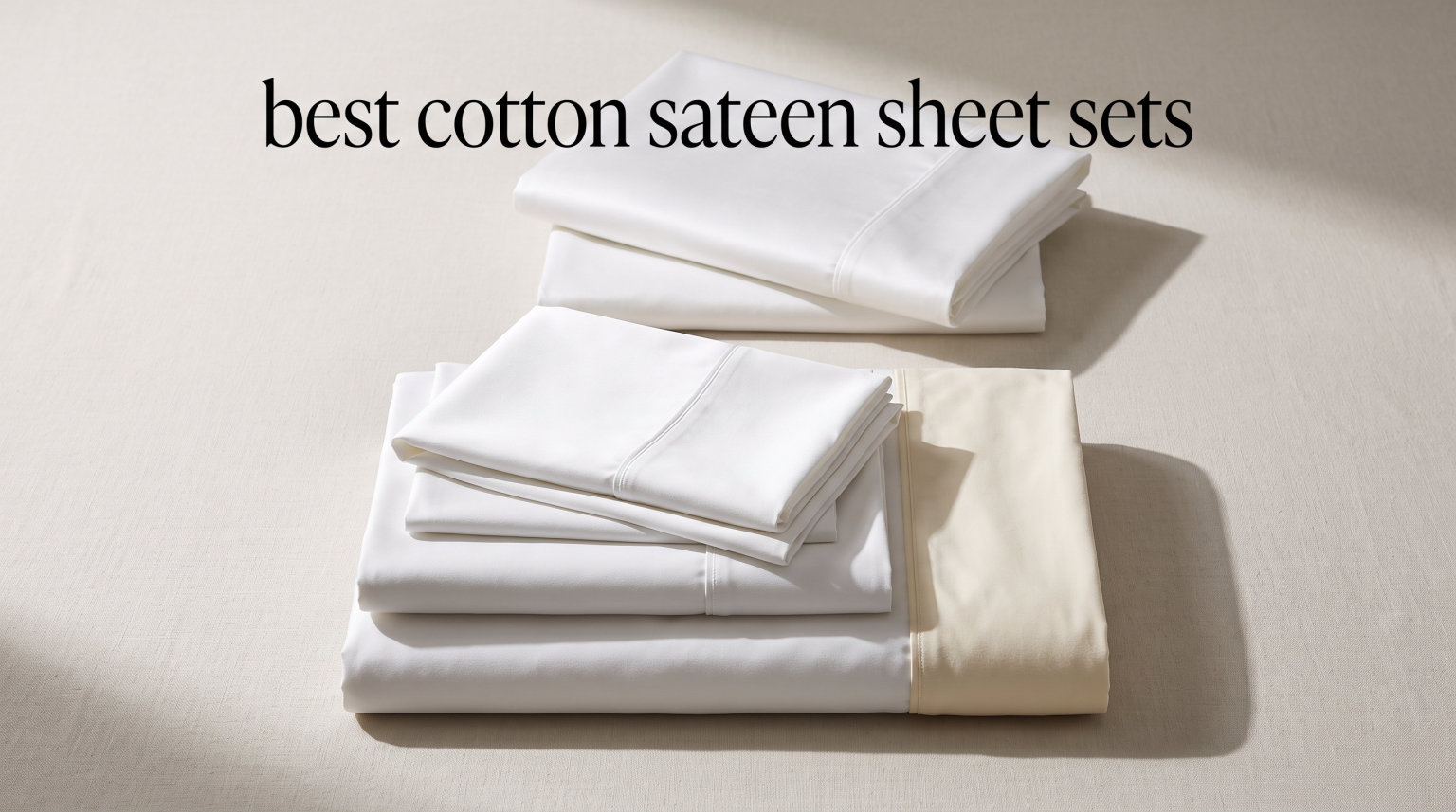 best cotton sateen sheet sets