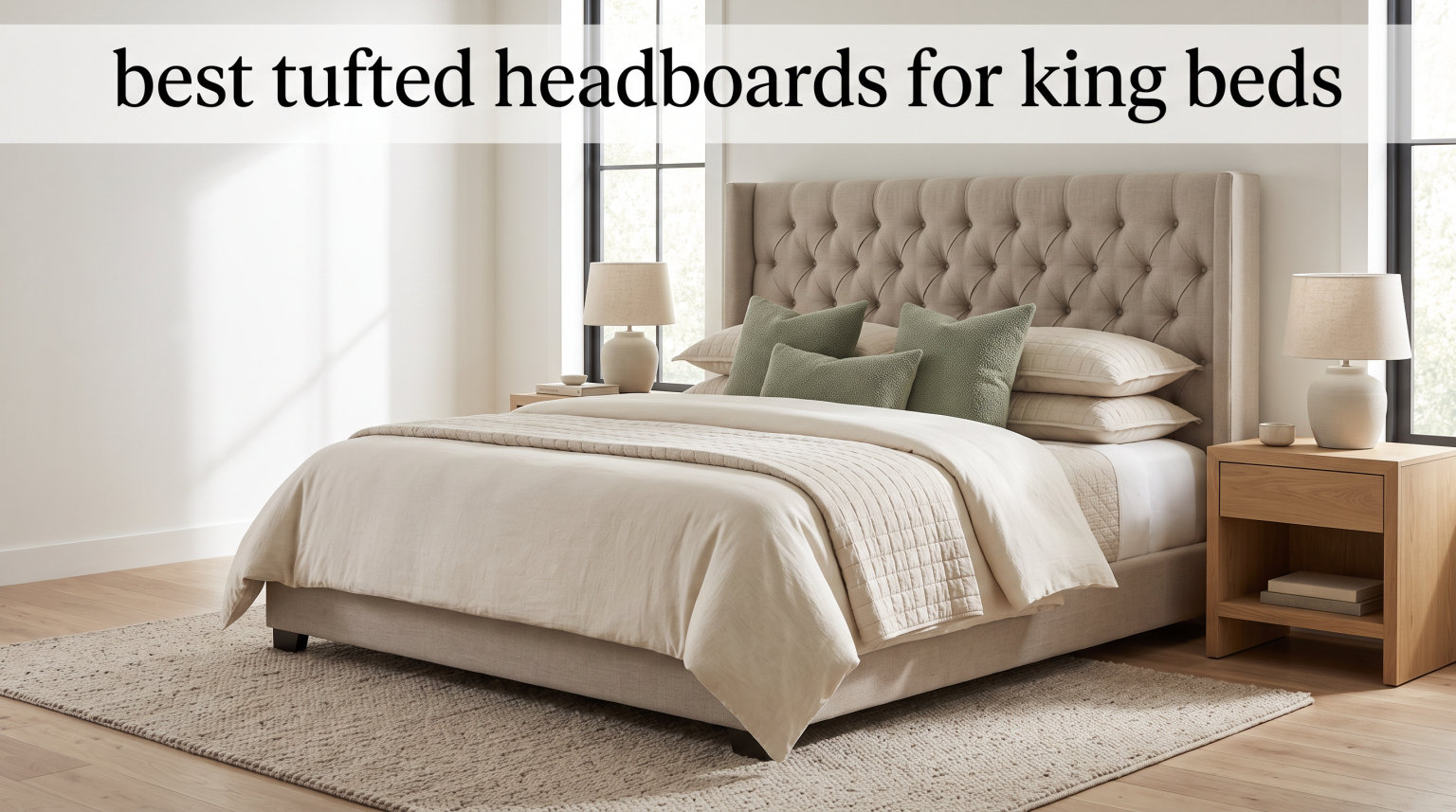 best tufted headboards for king beds