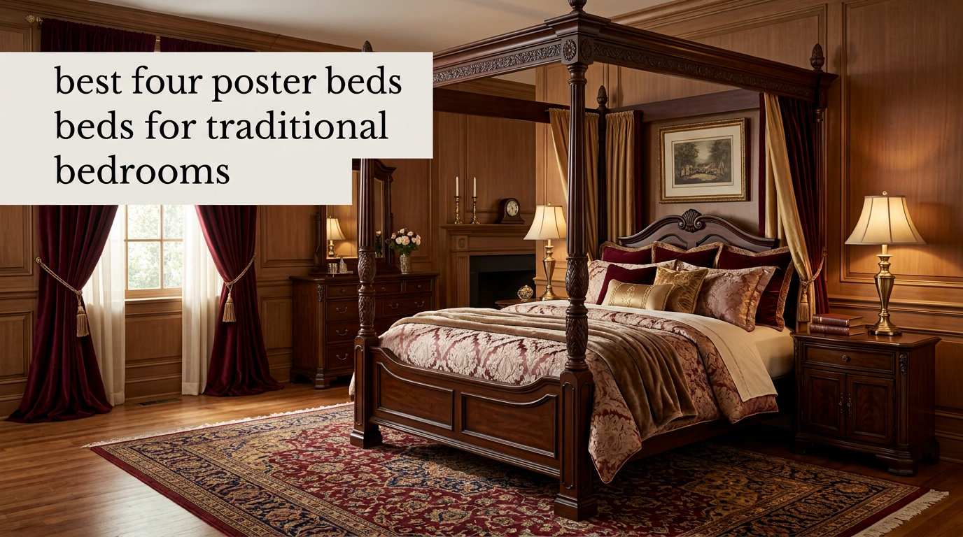 best four poster beds for traditional bedrooms