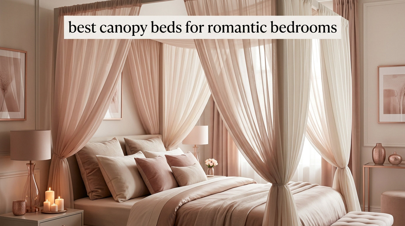 best canopy beds for romantic bedrooms