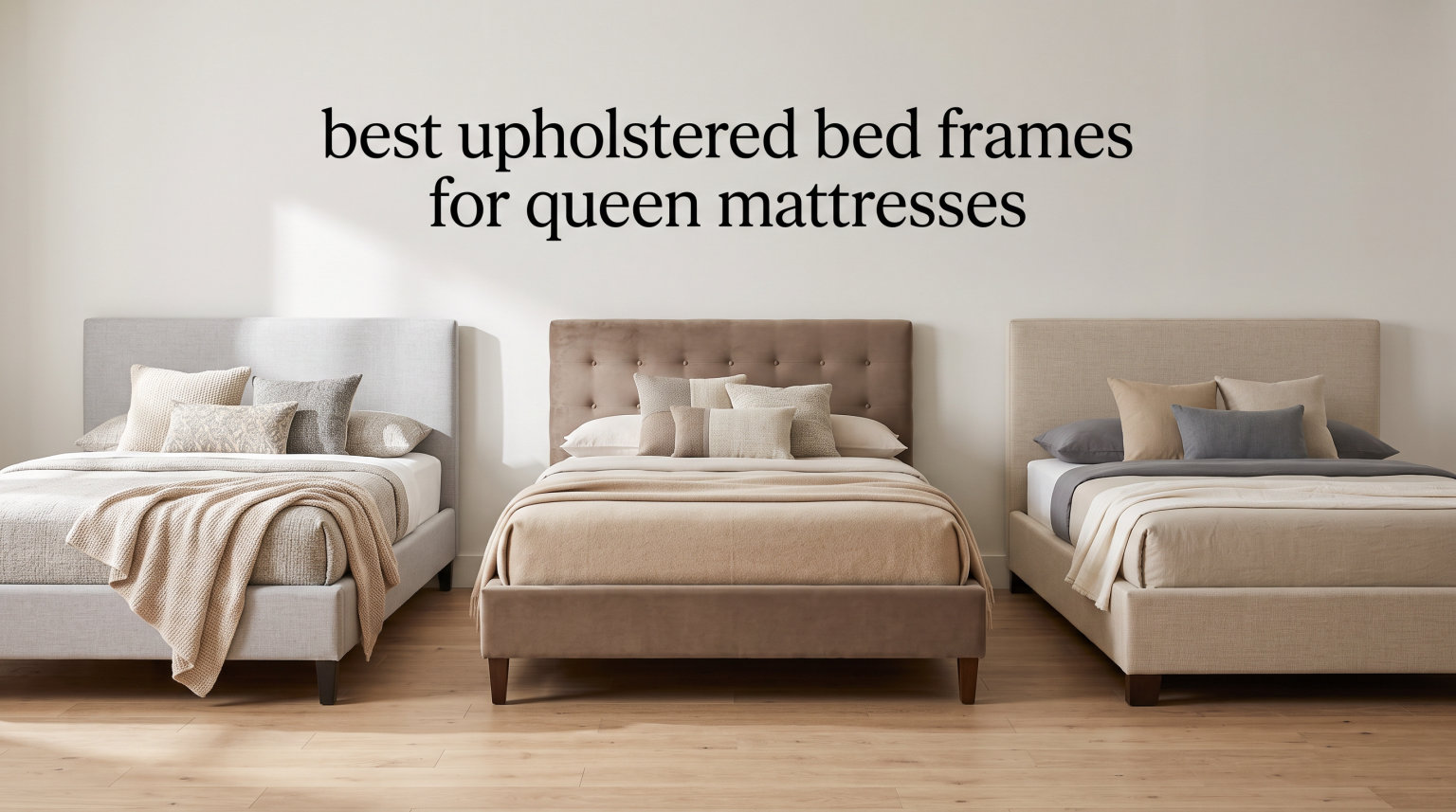 best upholstered bed frames for queen mattresses
