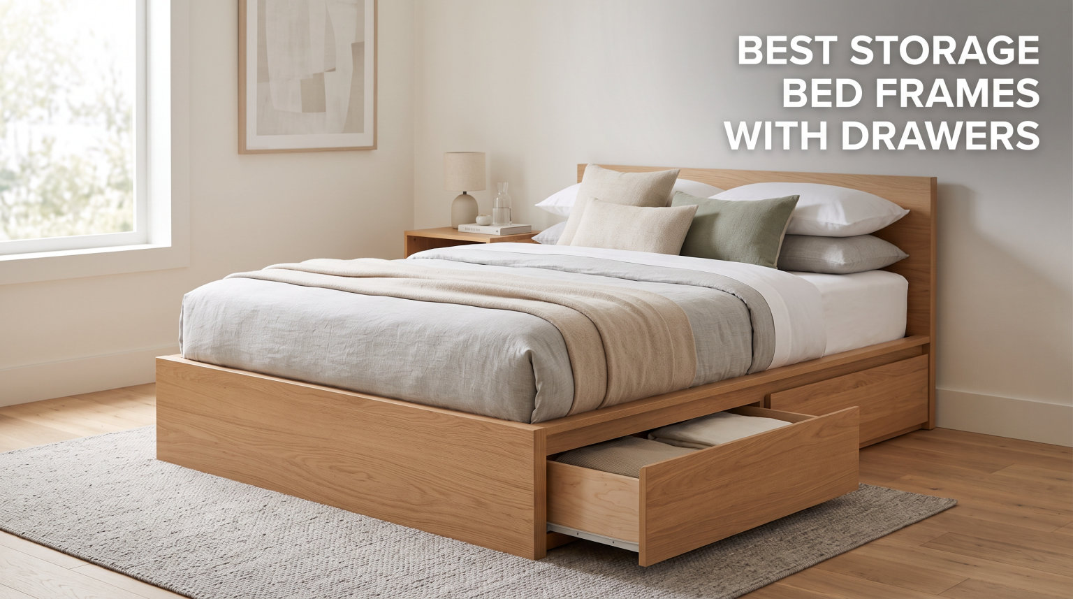 best storage bed frames with drawers