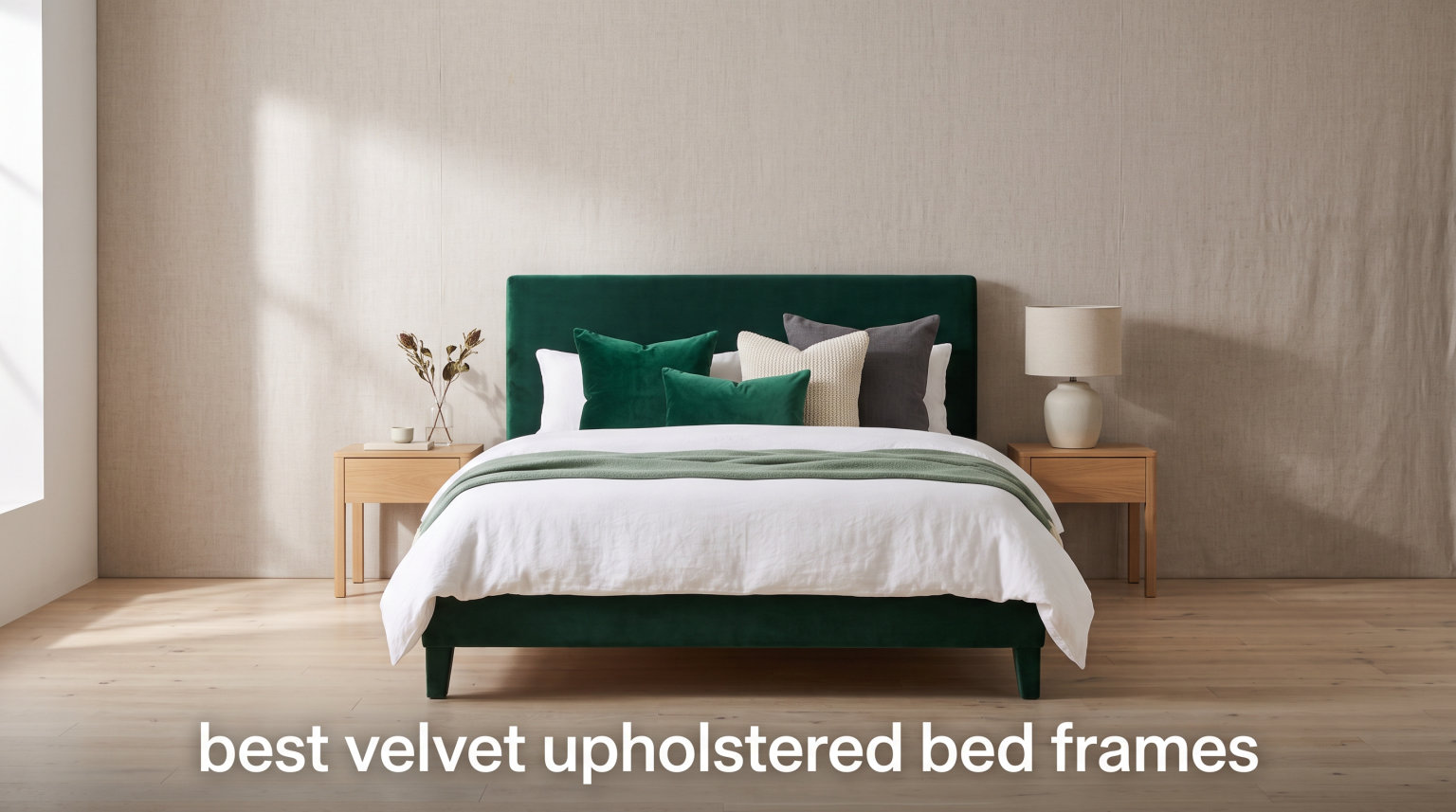 best velvet upholstered bed frames