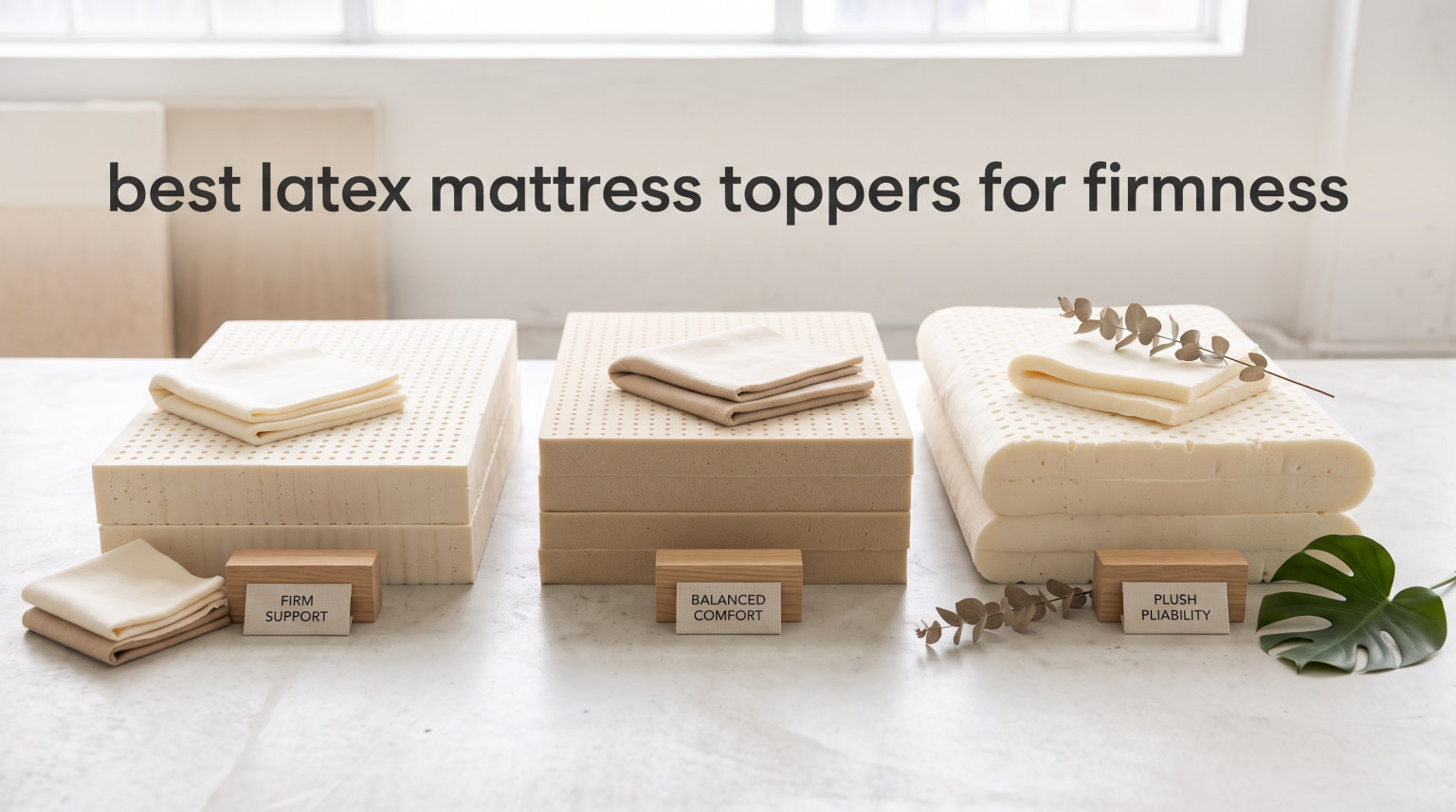 best latex mattress toppers for firmness