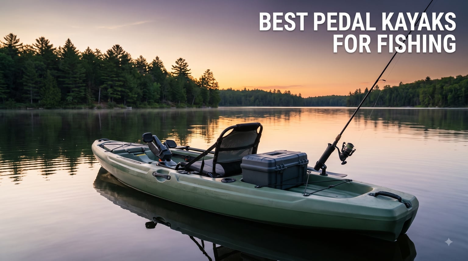 best pedal kayaks for fishing