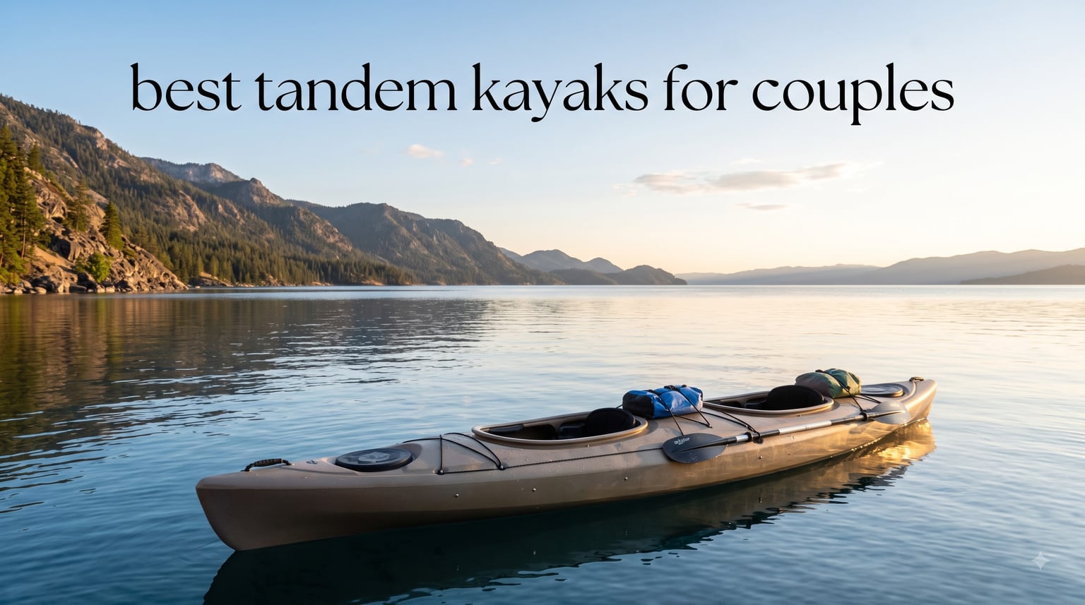 best tandem kayaks for couples