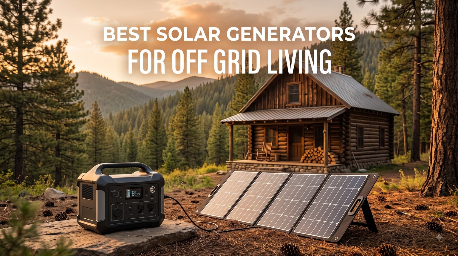 best solar generators for off grid living