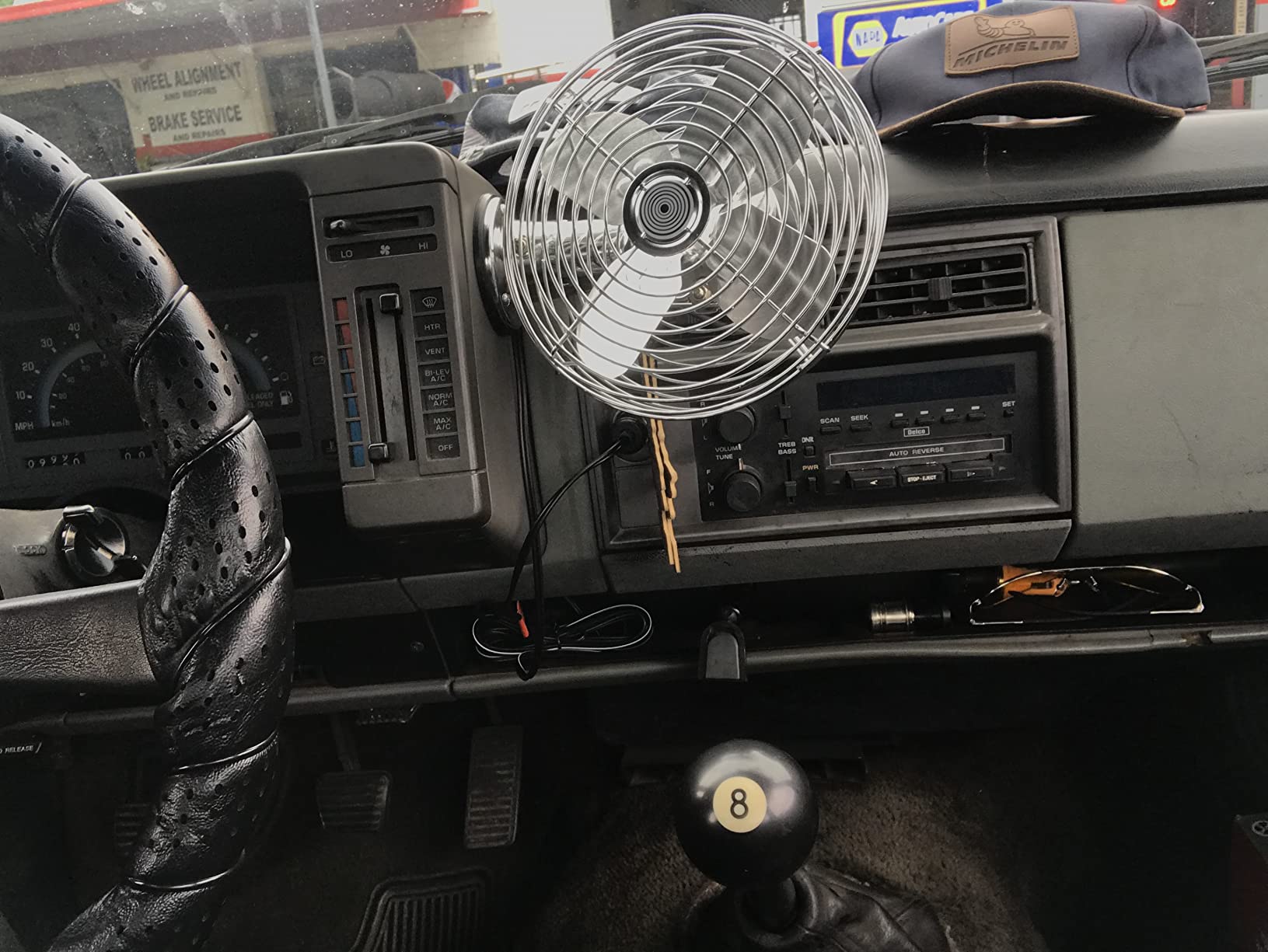 RoadPro RP-1179 Car Fan, Heavy Duty, 12V, Metal, 7.5